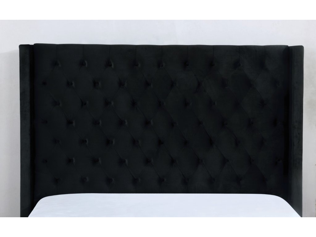 E.King Bed, Black - image 1