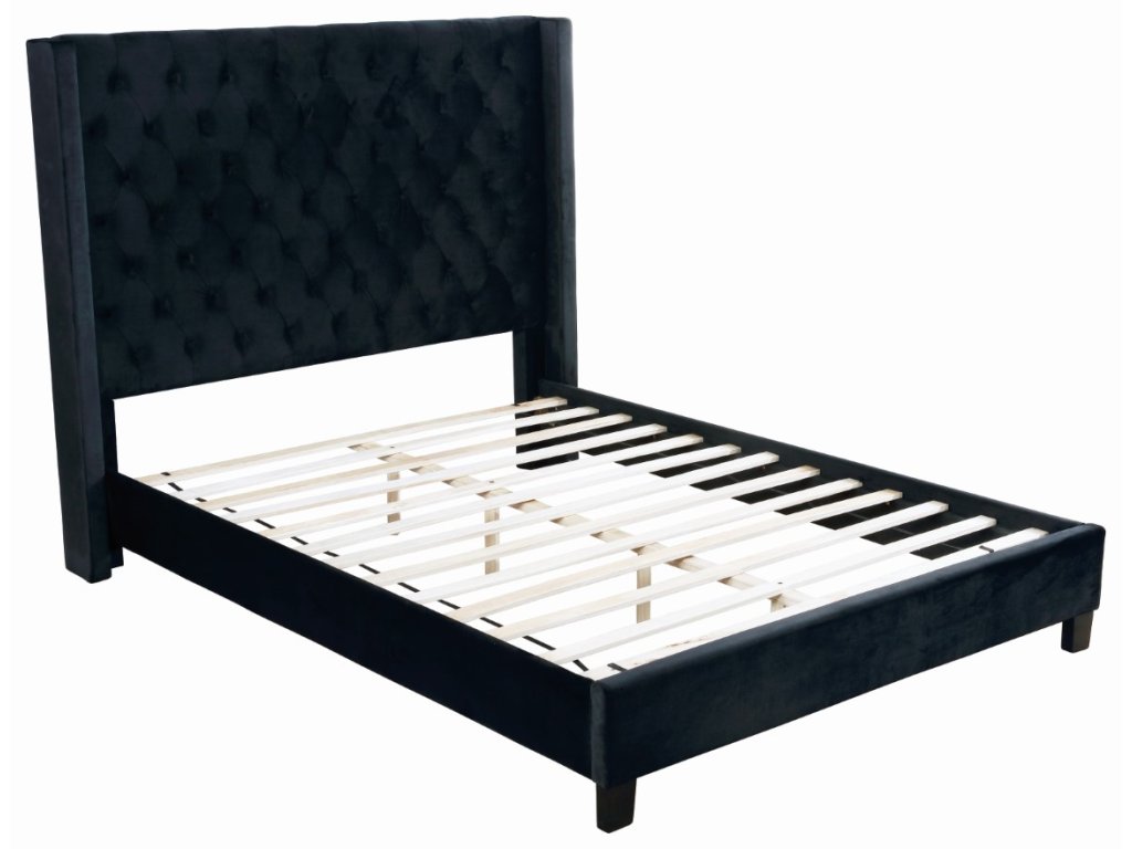 E.King Bed, Black - image 4