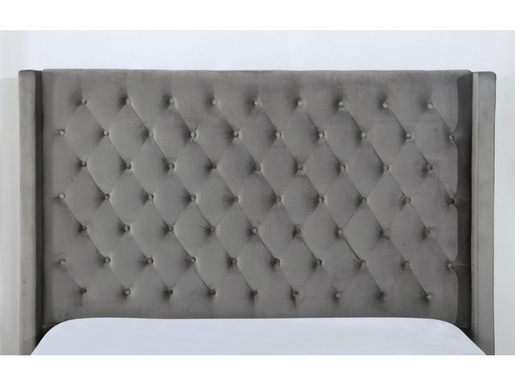 Queen Bed, Gray - image 1