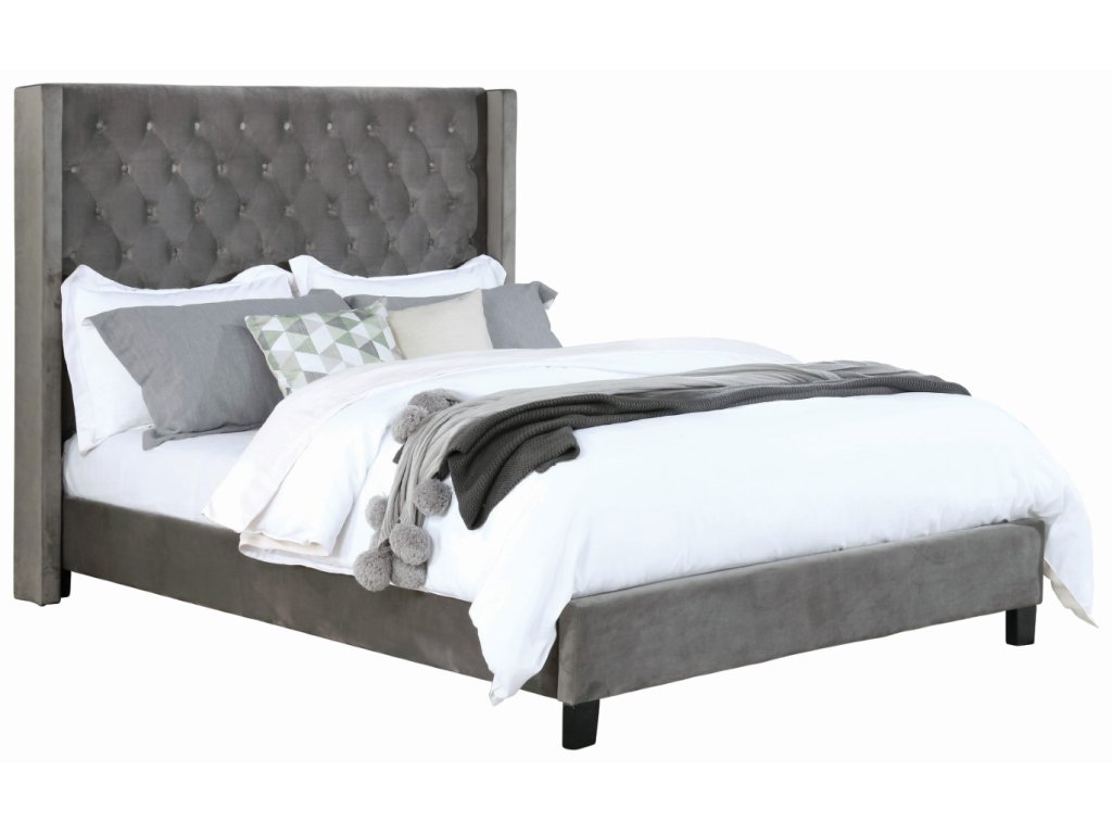 Queen Bed, Gray - image 3