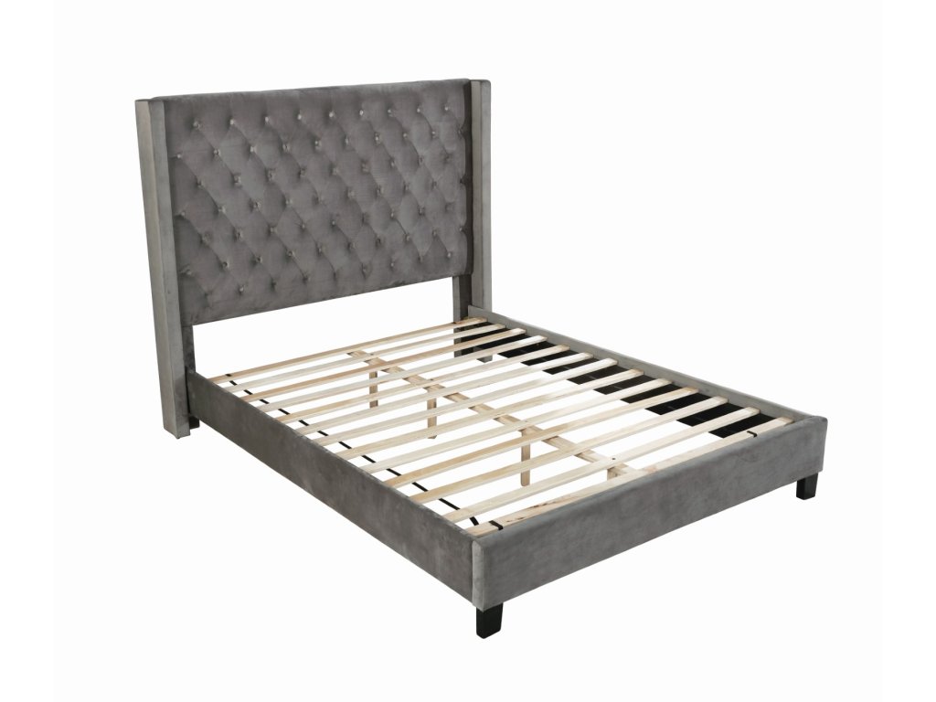 Queen Bed, Gray - image 4