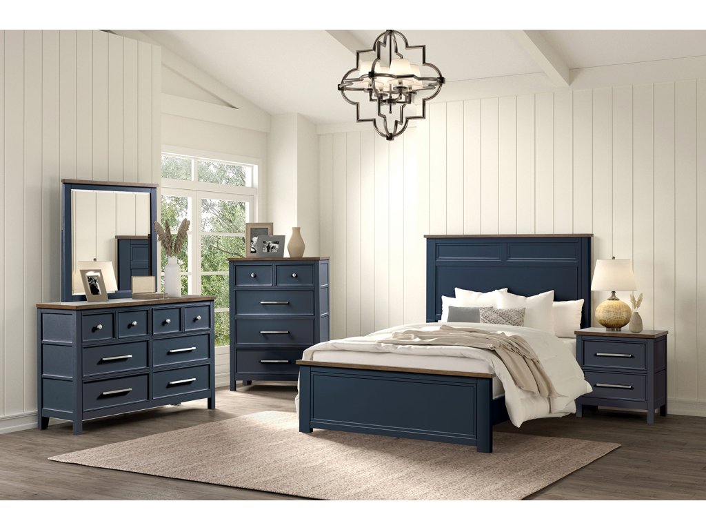 Chest, Blue/Dark Brown - image 1