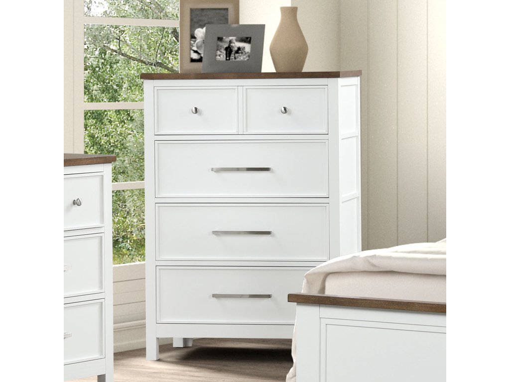 Chest, White/Dark Brown - main image
