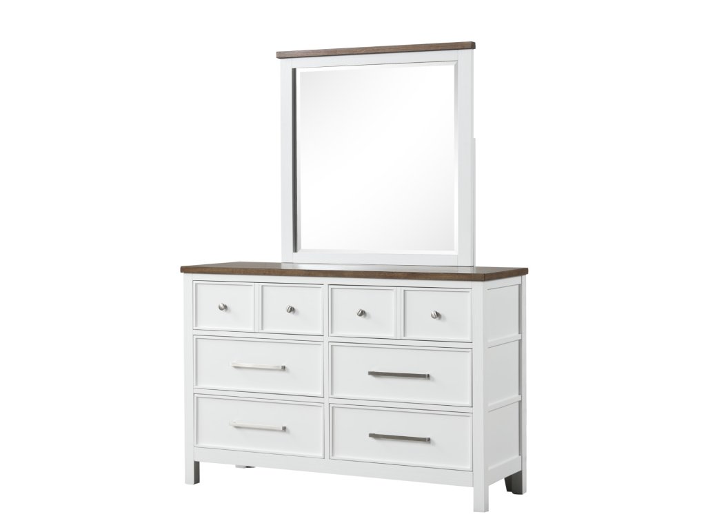 Dresser, White/Dark Brown - image 2