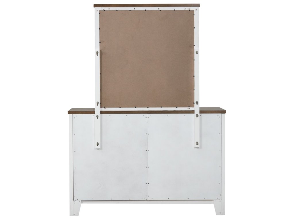 Dresser, White/Dark Brown - image 5