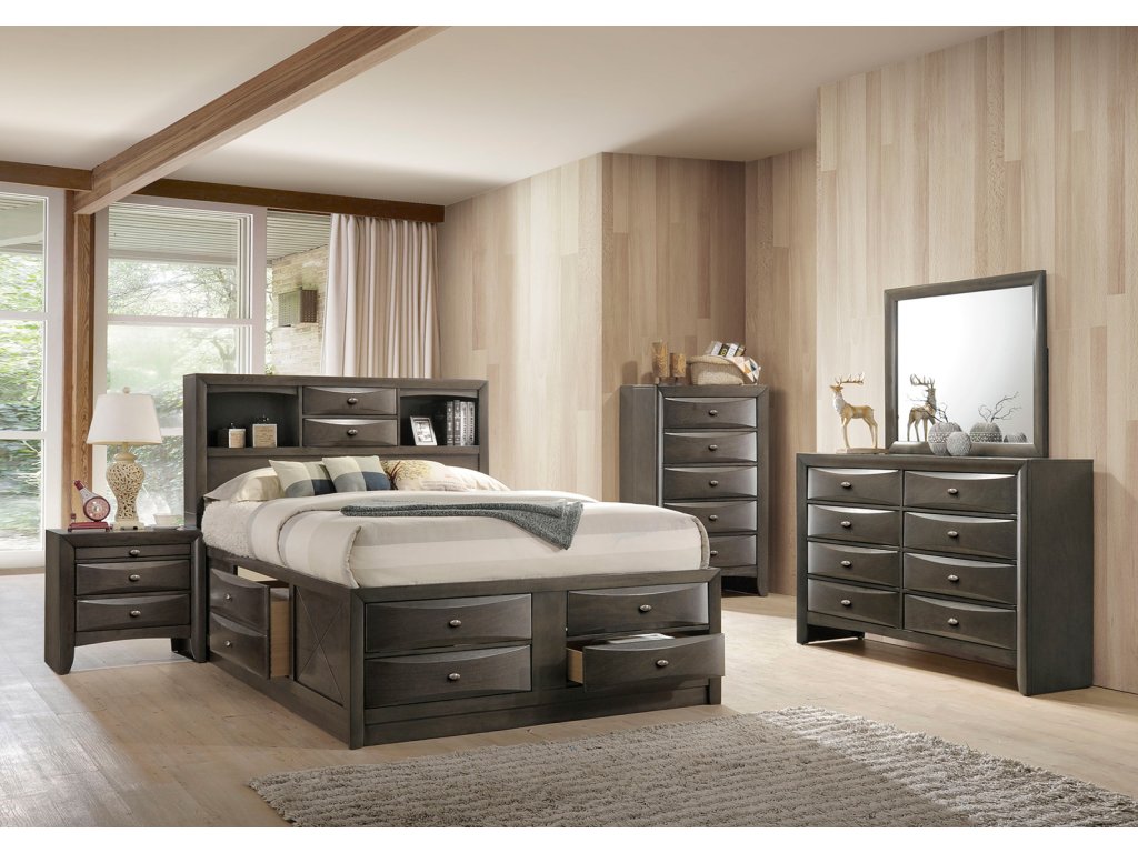 Nightstand, Gray - image 1