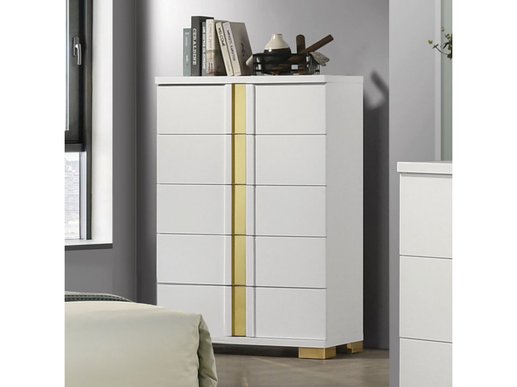 Chest, White/Gold - main image