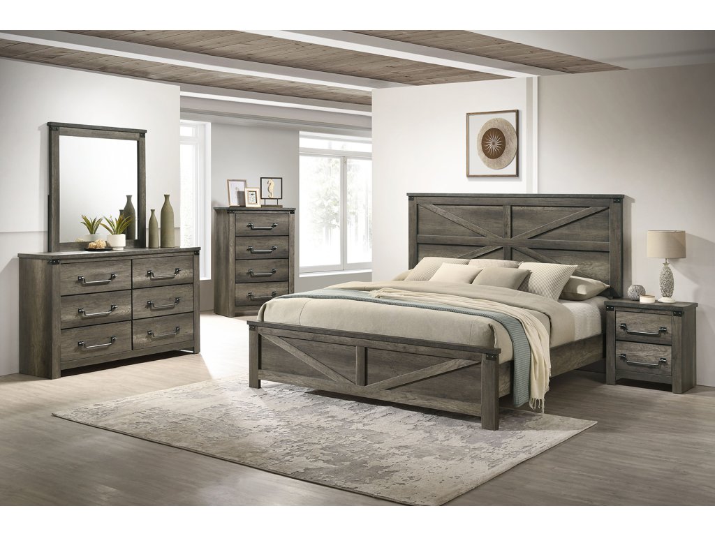 Mirror, Rustic Gray - image 1