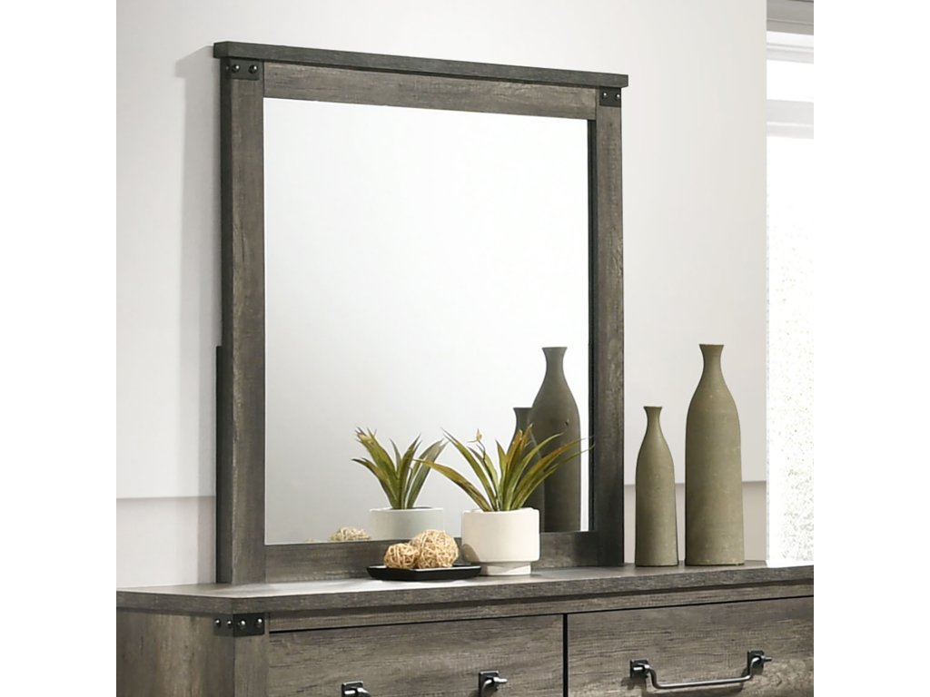 Mirror, Rustic Gray - main image