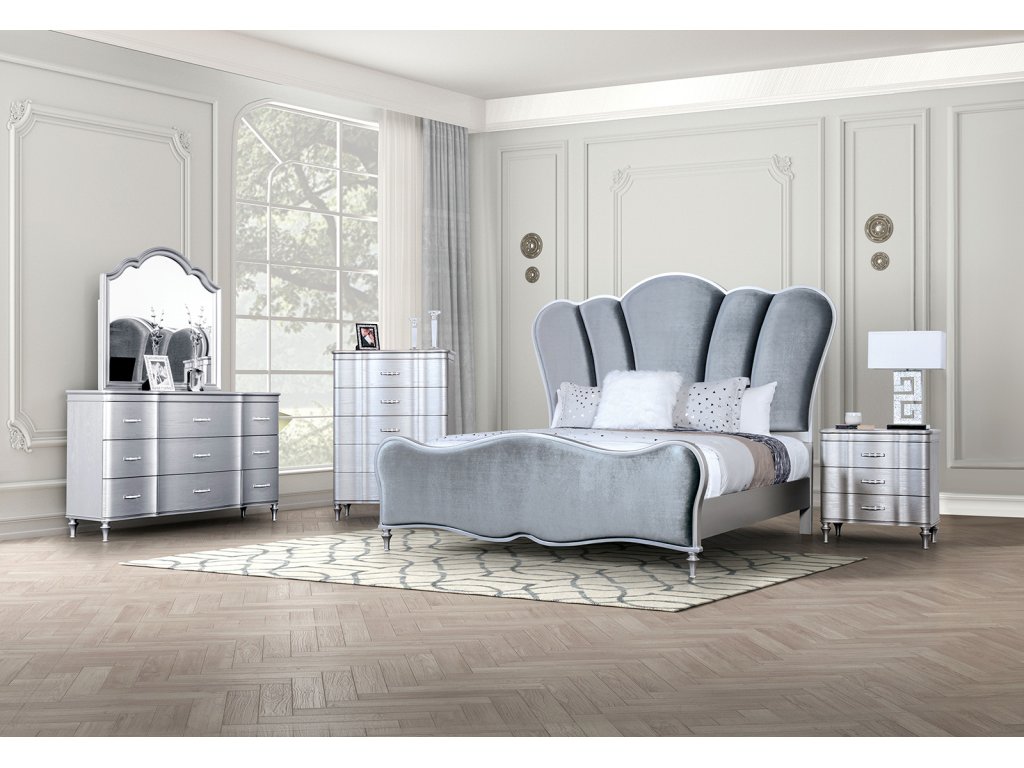 Nightstand, Silver - image 1