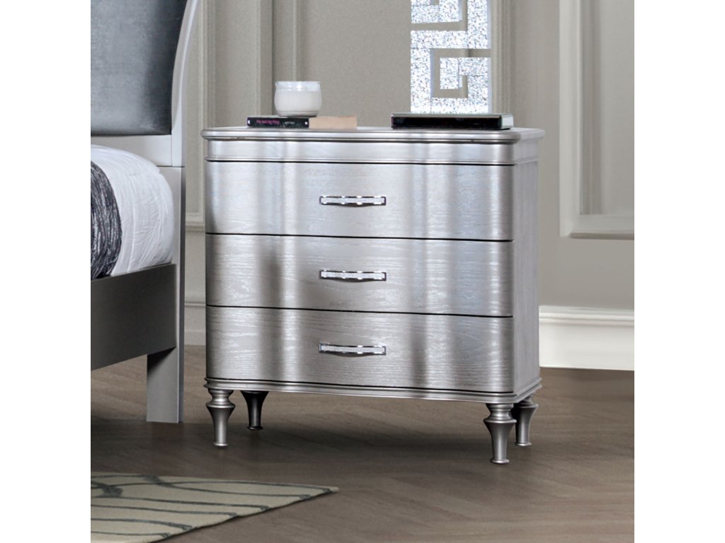Nightstand, Silver - main image