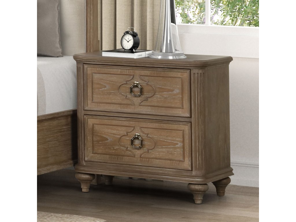 Nightstand, Rustic Oak - main image