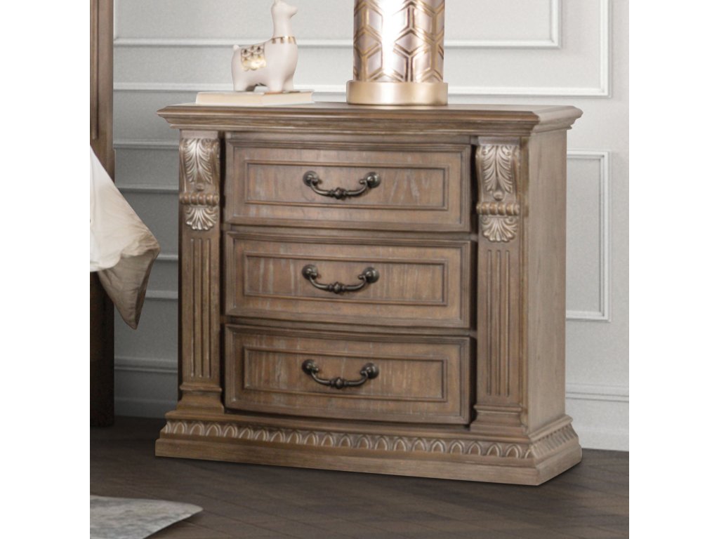 Nightstand, Antique Oak - main image
