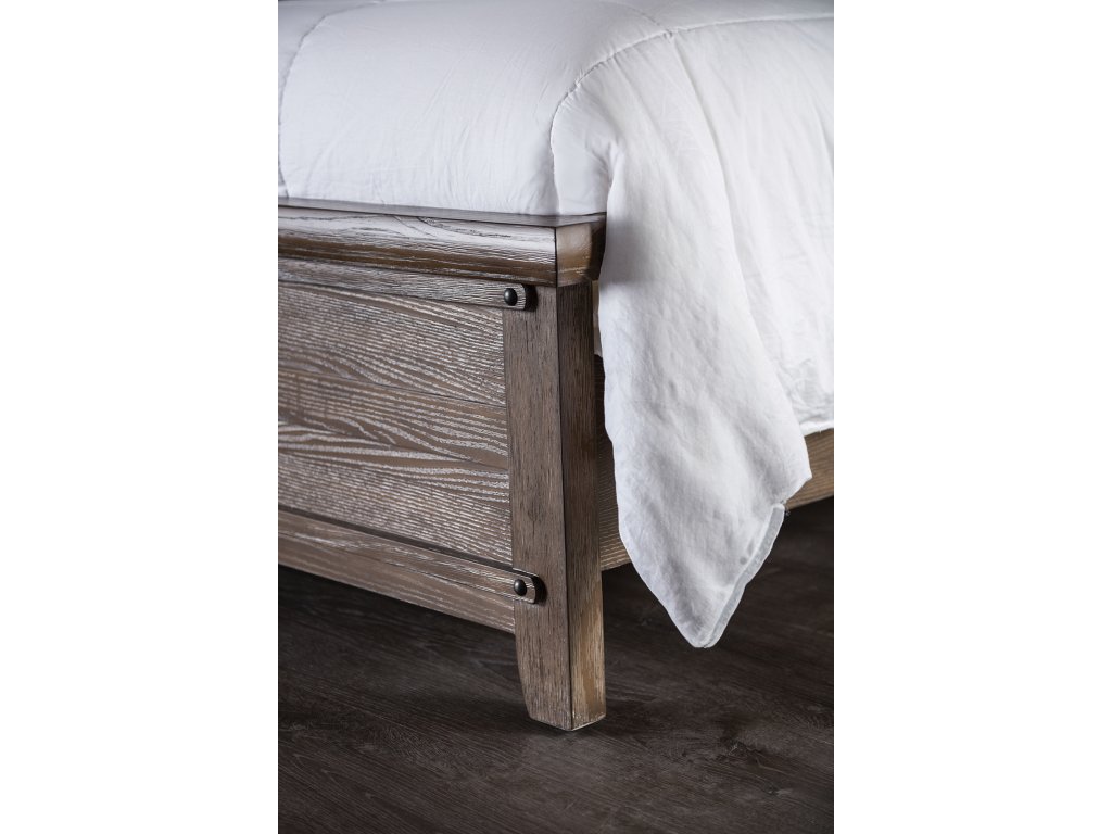E.King Bed, Brown - image 2