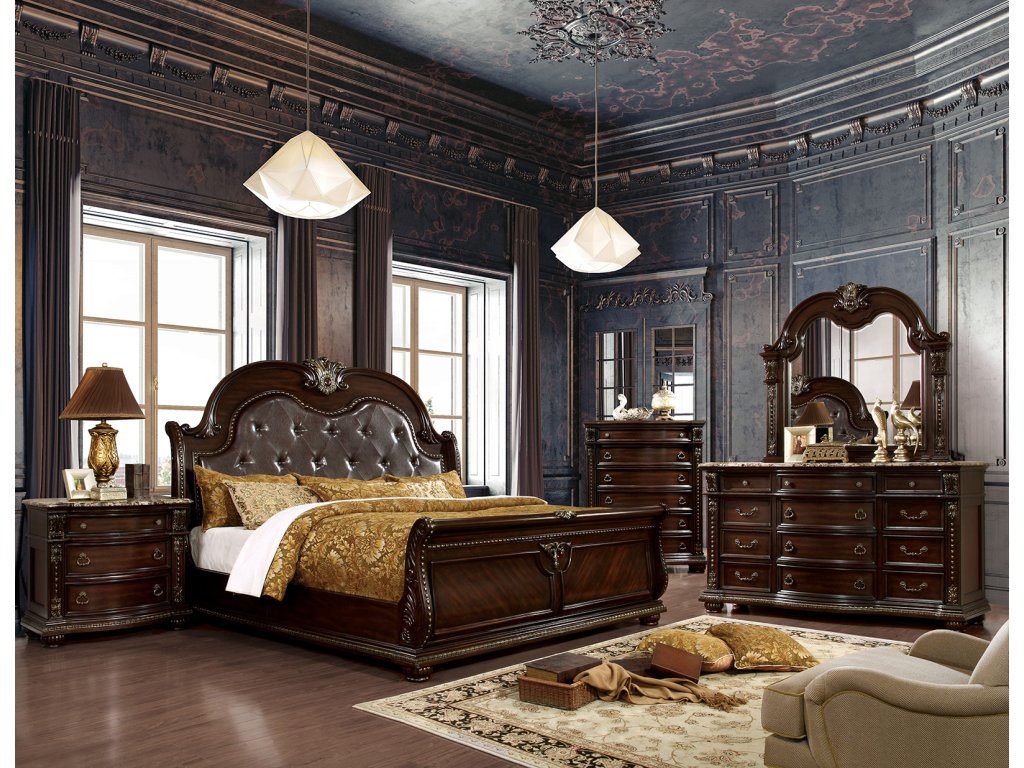 Mirror, Brown Cherry - image 1