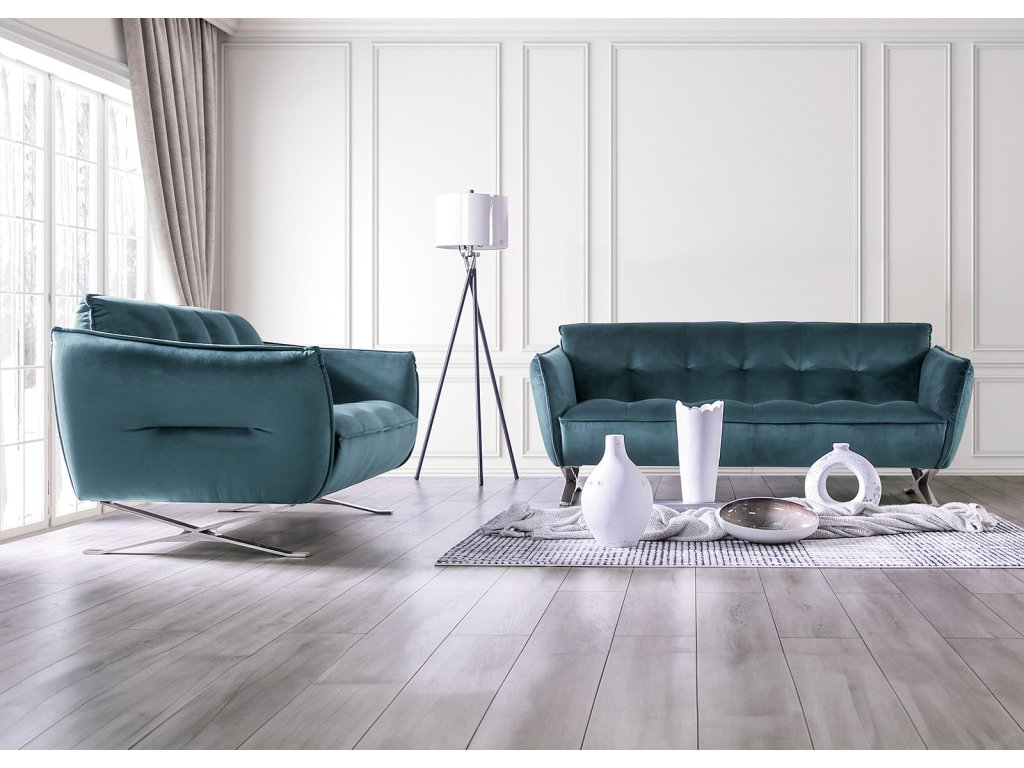 Sofa, Teal - image 1