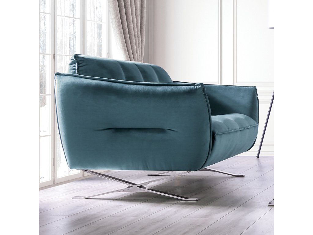 Loveseat, Teal - main image