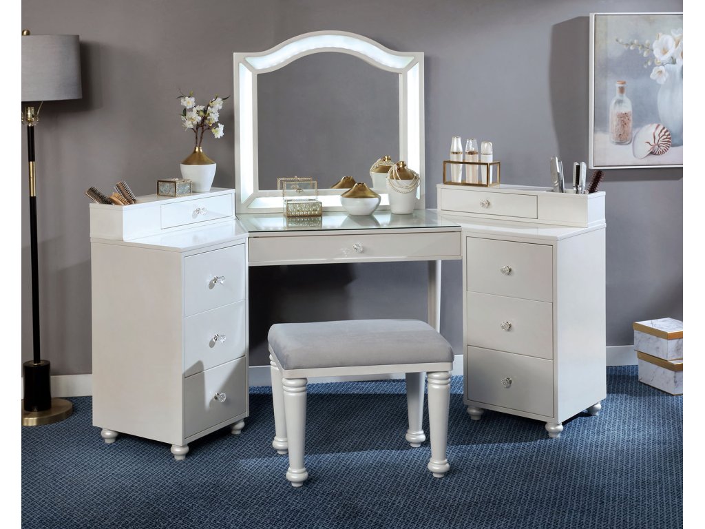 Vanity Set, Luminous White - main image