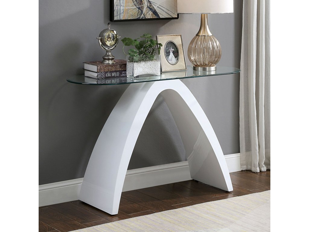 Sofa Table, White - main image