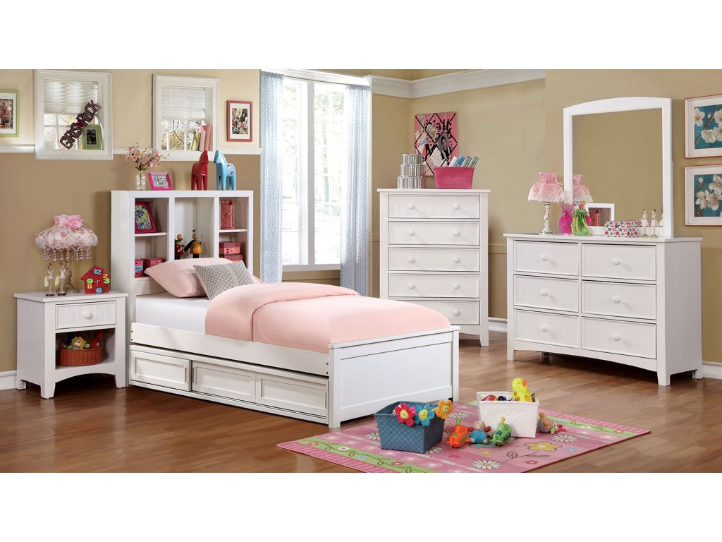 4 Pc. Twin Bedroom Set w/ Storage - main image