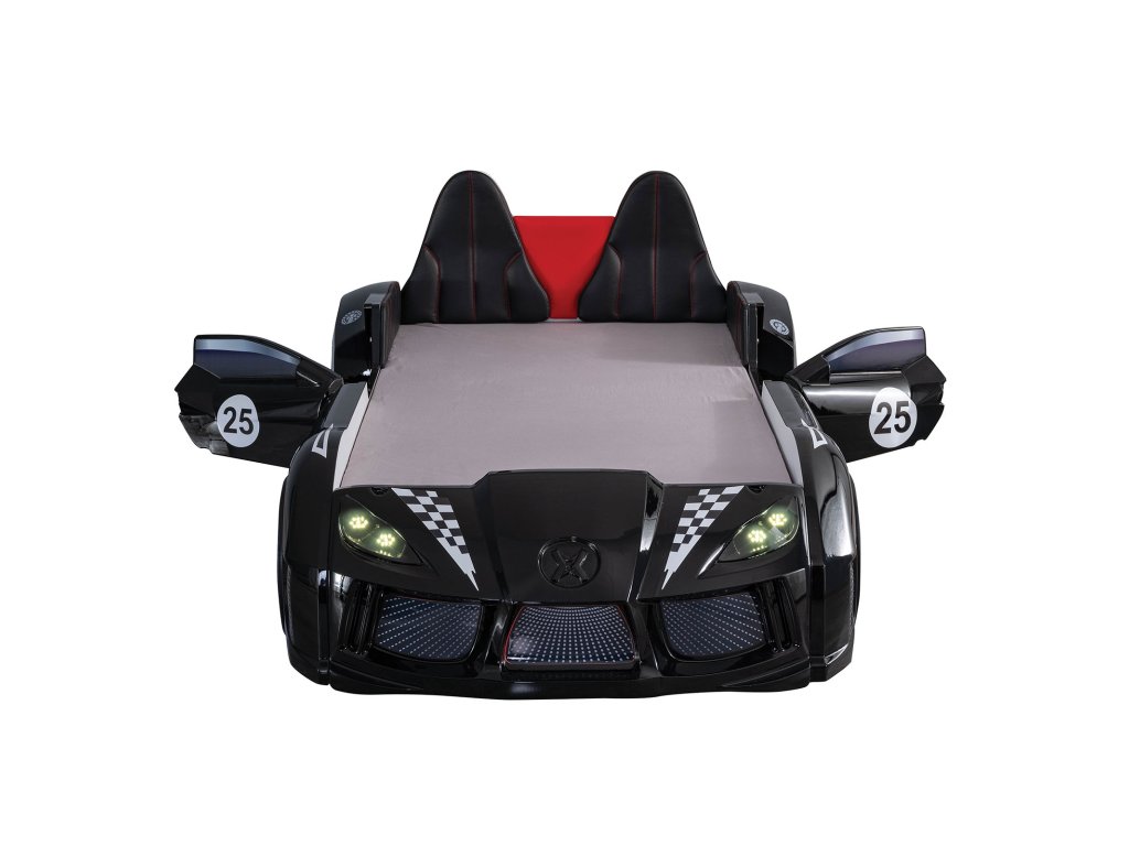 Twin Car Bed, Black - image 4
