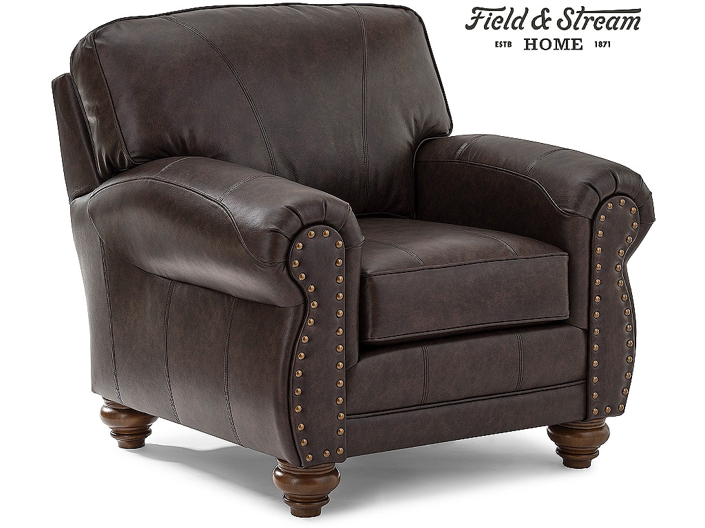 Noble Leather Club Chair - image 7