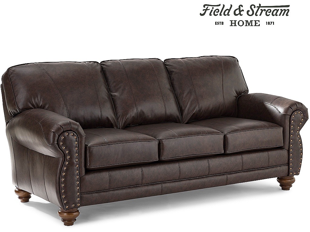 Best Home Furnishings Noble Top-Grain Leather Stationary Sofa, alternate view 6