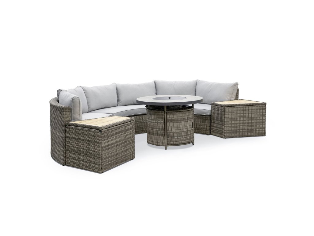 6 Pc. Conversation Set w/ Fire Pit - image 1