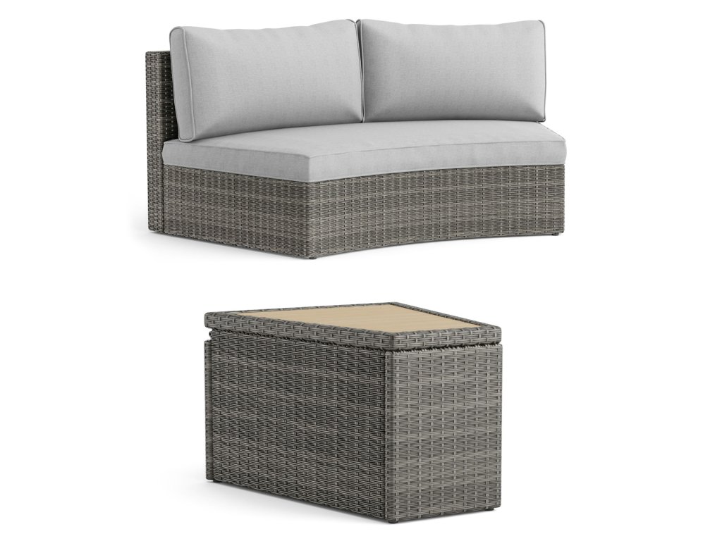 5 Pc. Sectional Sofa w/ 2 End Tables - main image