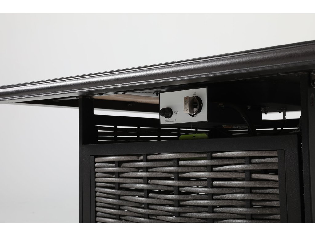Fire Pit Table, Black/Gray - image 3
