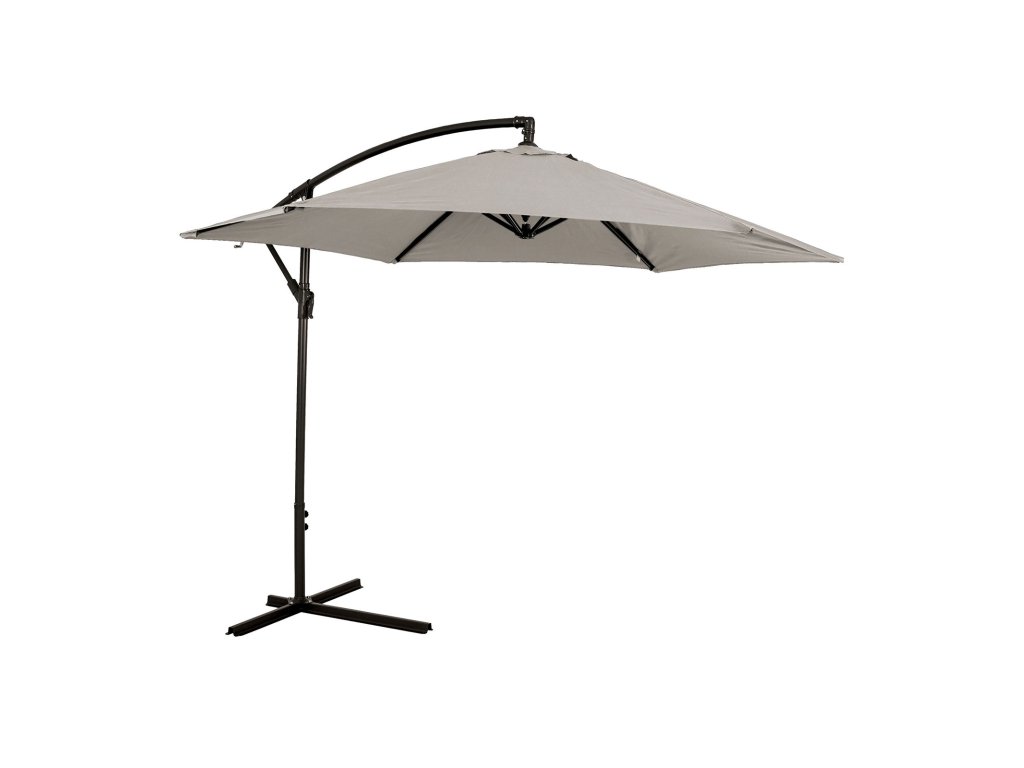 Cantilever Umbrella w/ LED, Canvas Stone - main image