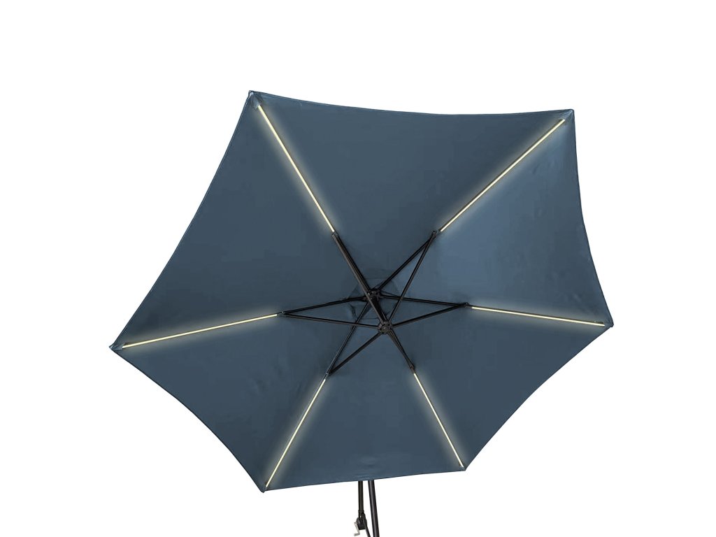 Cantilever Umbrella w/ LED, Dark Sapphire - image 1
