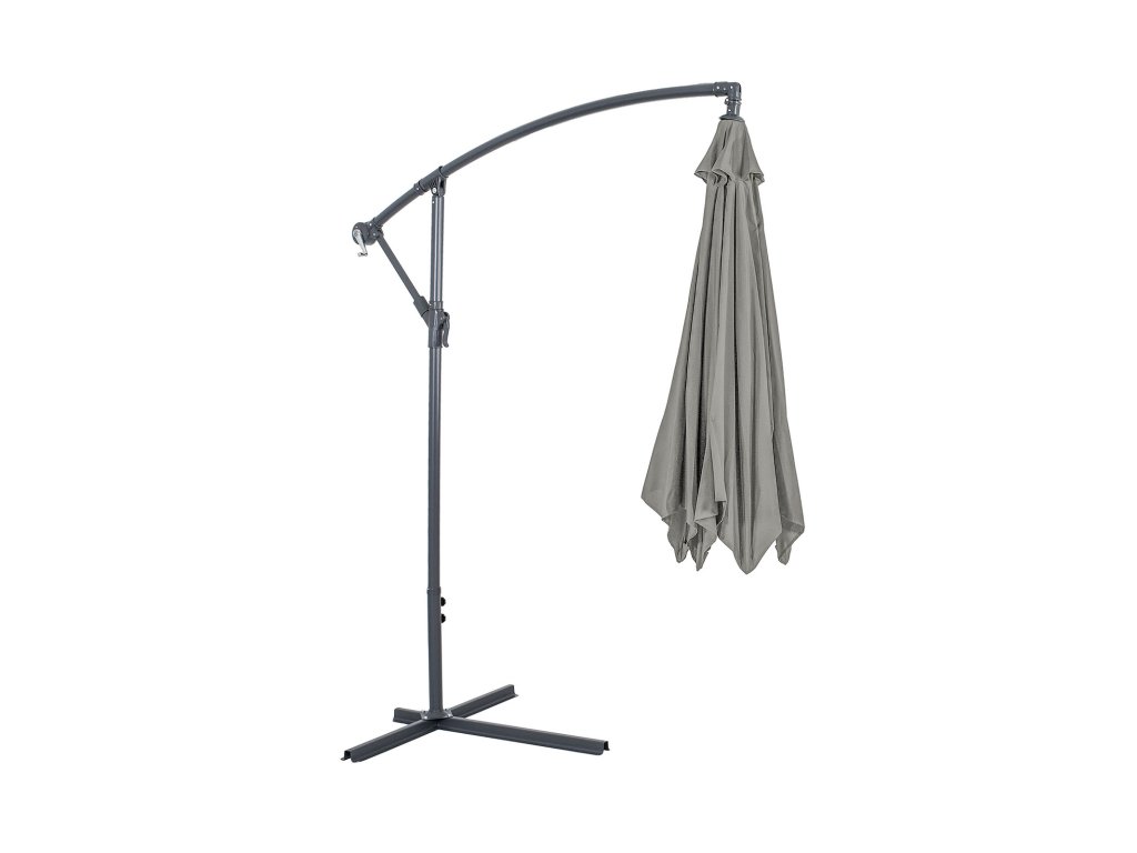 Cantilever Umbrella w/ LED, Graphite - image 3