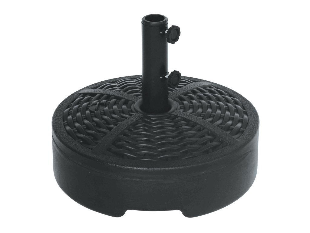 Round Umbrella Base, Black - main image