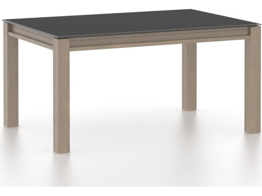 Rectangular Glass Table – Legs VD - main image