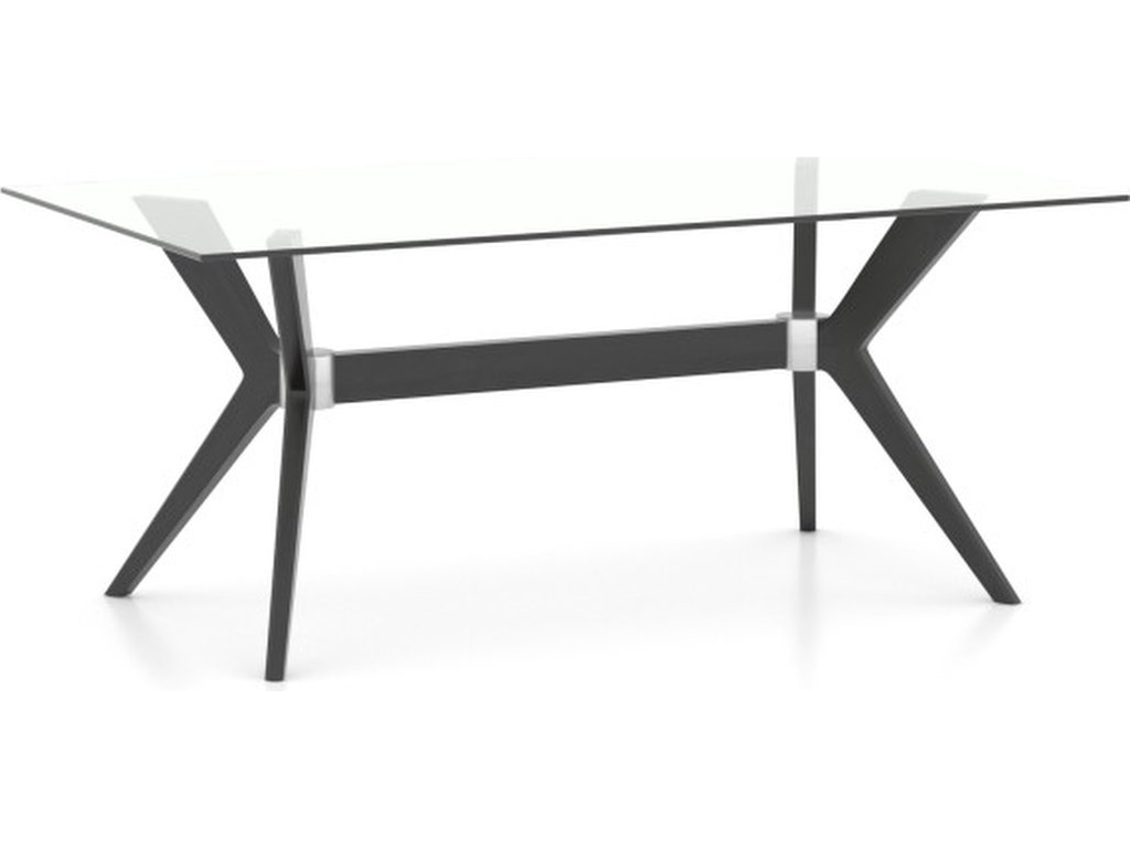 Rectangular Glass Table – Base DP - main image