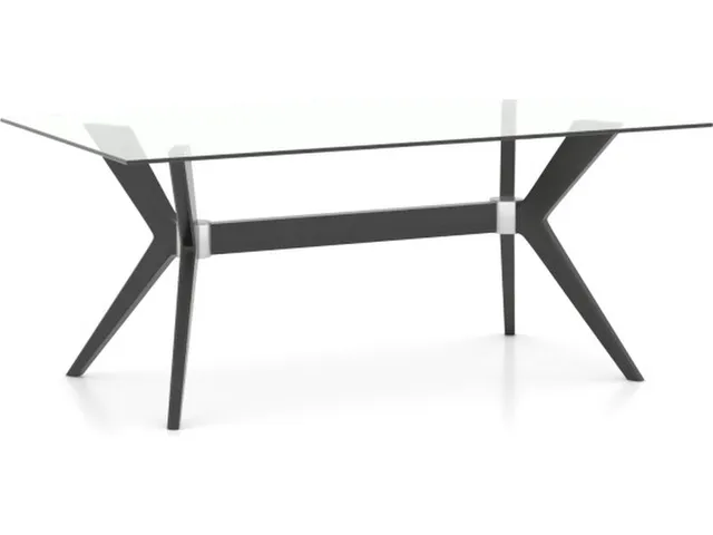Rectangular Glass Table – Base DP