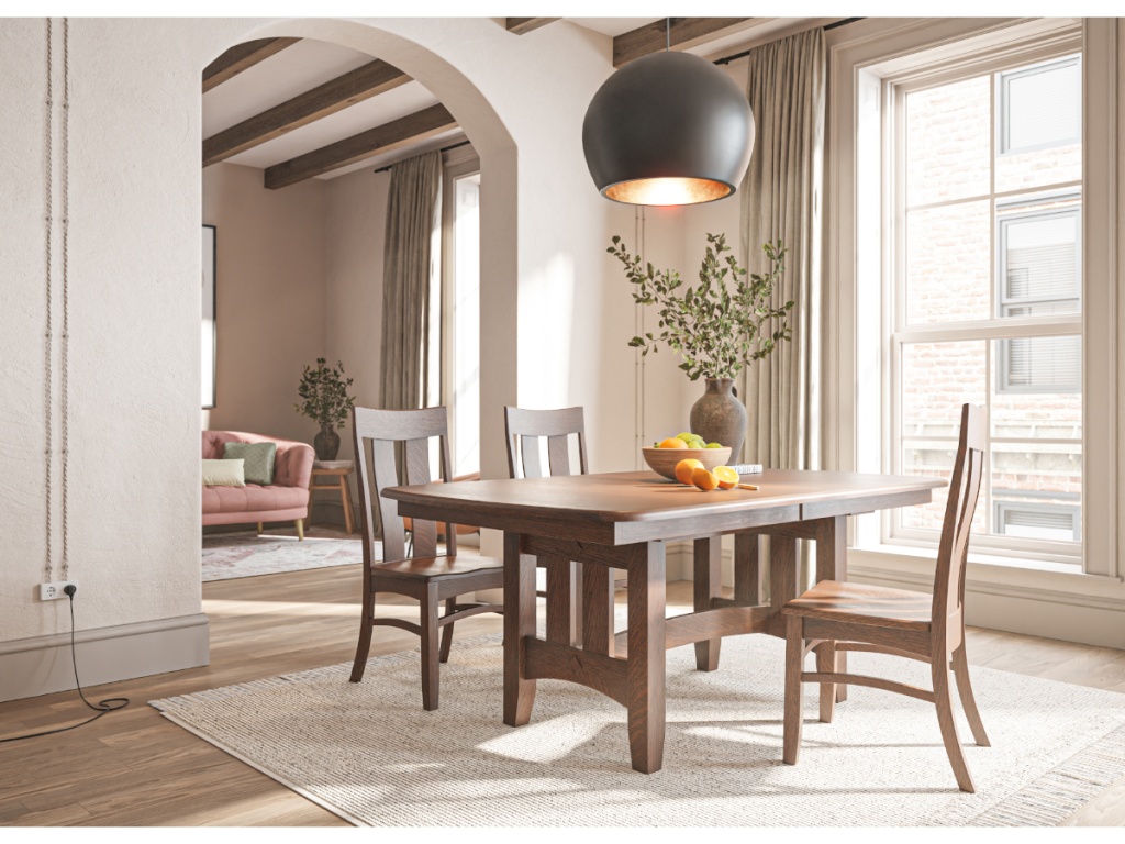 West Point Galena Trestle Table, alternate view 2