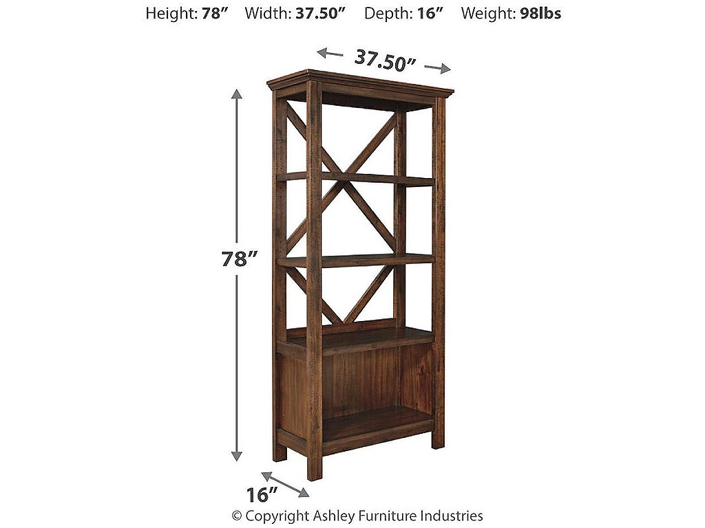 Baldridge 75" Bookcase - image 3