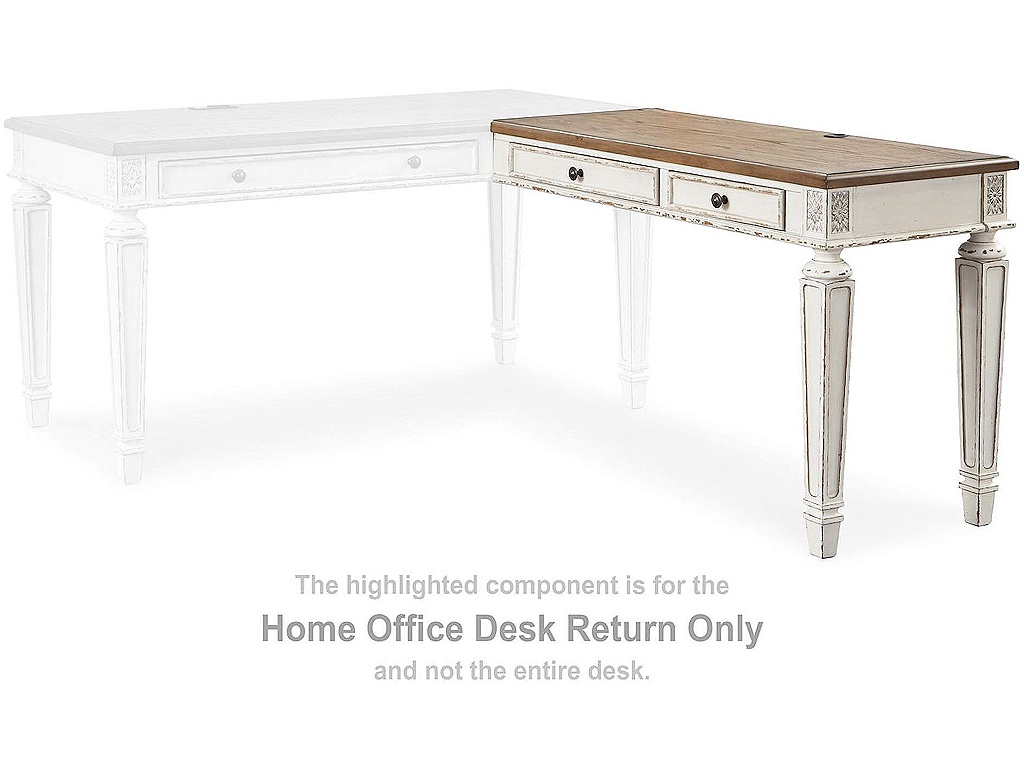 Realyn Home Office Desk Return - main image