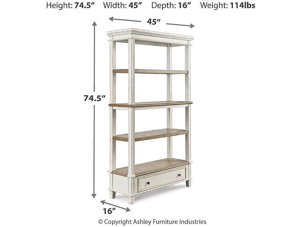 Realyn 75" Bookcase - image 3