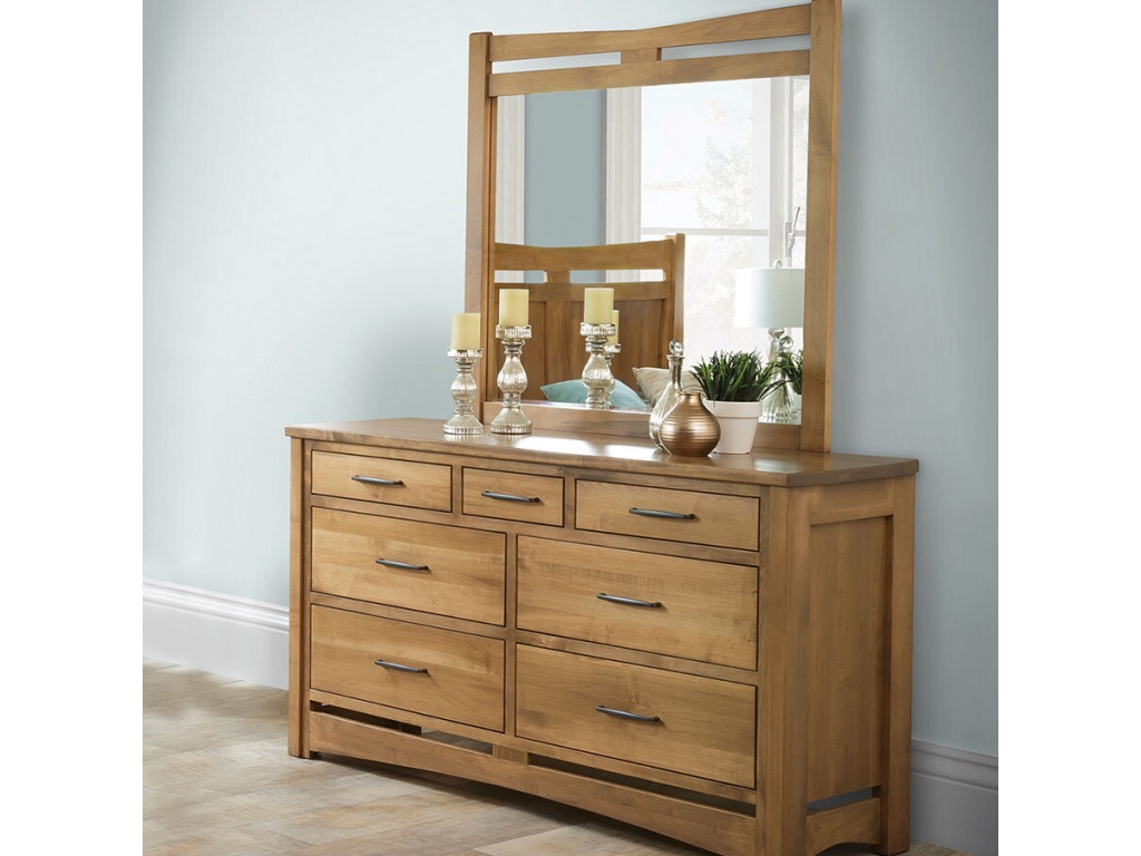 Country Value Woodworks Homestead Triple Dresser Chests And Dresser, alternate view 2