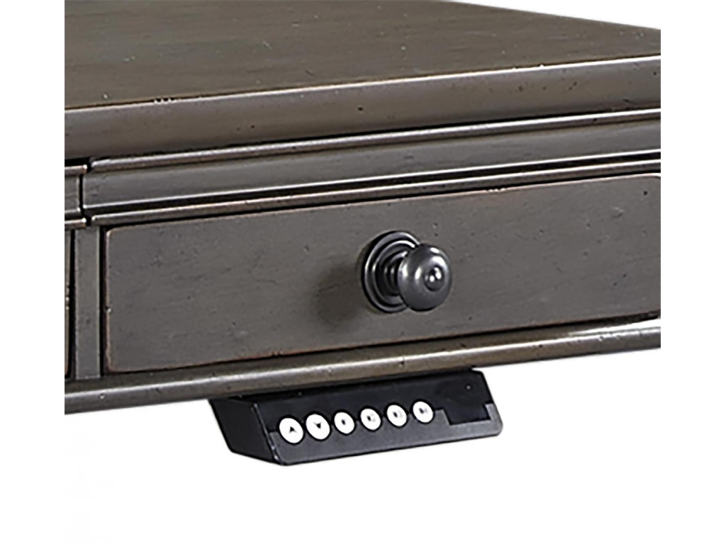 Adj. Desk Base - Black - image 6