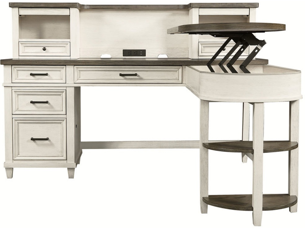 Pedestal Desk And Return - main image