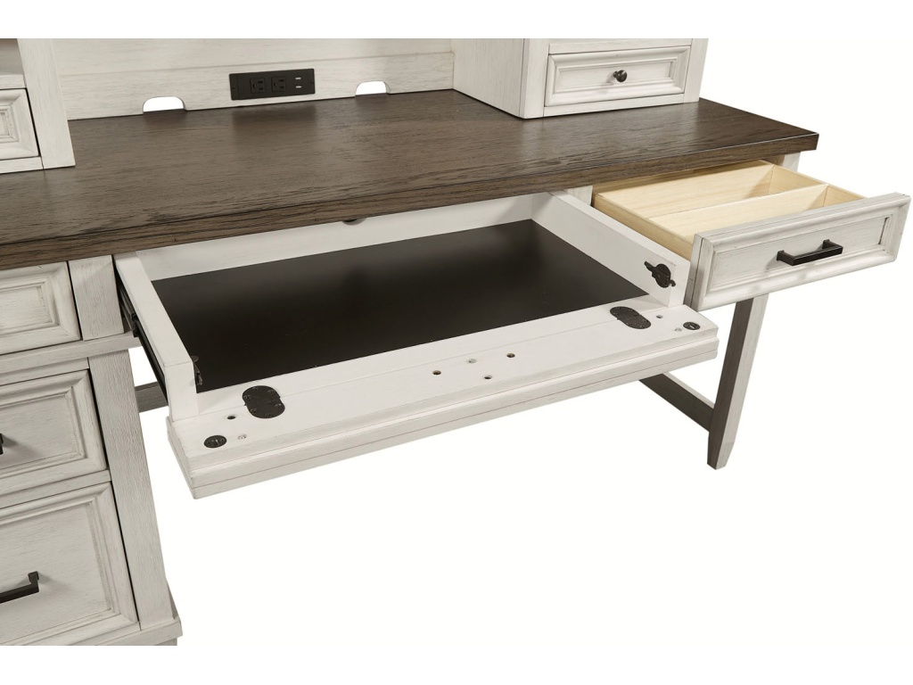 Pedestal Desk And Return - image 9