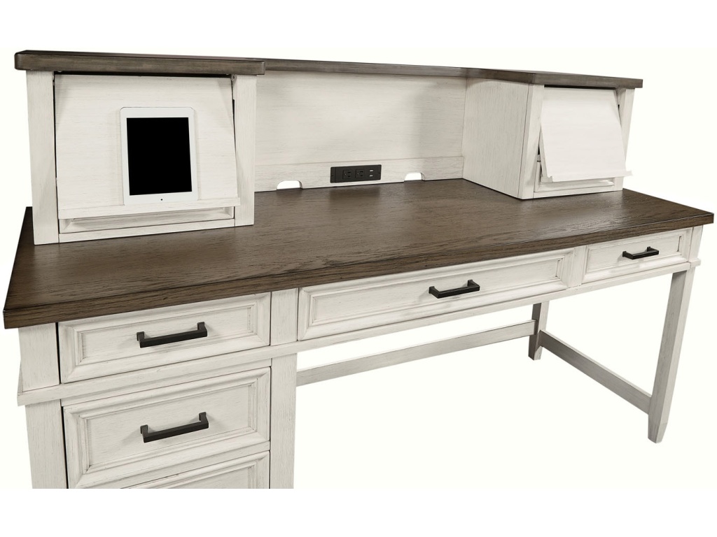 Pedestal Desk And Return - image 11