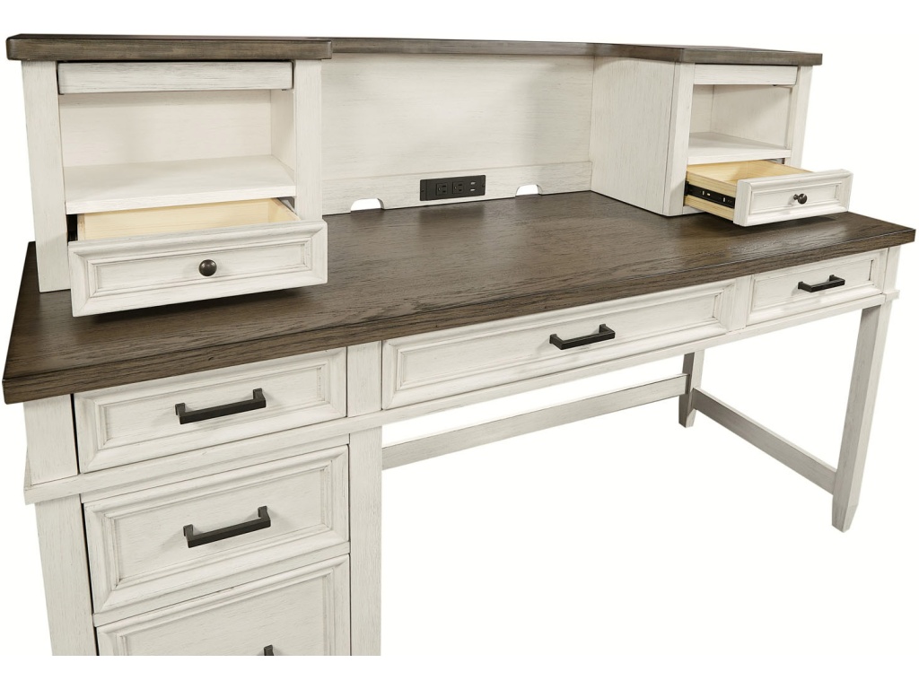 Pedestal Desk And Return - image 12