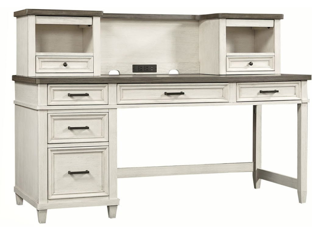 Pedestal Desk And Return - image 1