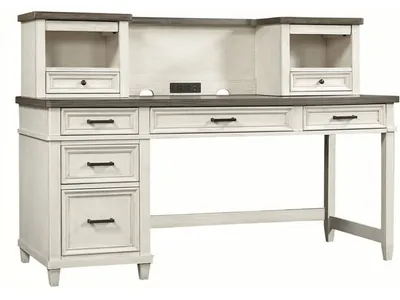 Pedestal Desk And Return - Alternative View