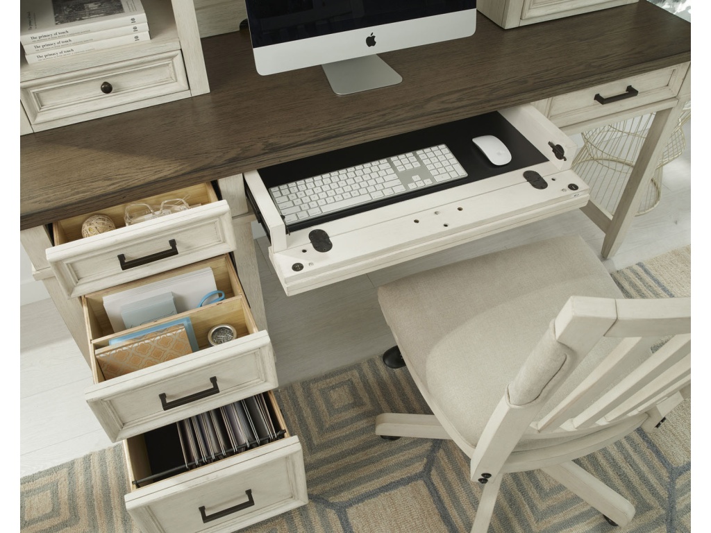 Pedestal Desk And Return - image 3